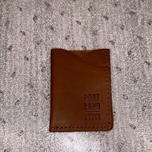 Portland leather goods card wallet